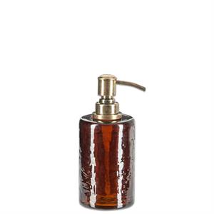 Nkuku Ilcoso Recycled Hammered Glass Soap Dispenser